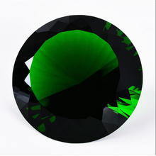 Hochzeits-Dekoration-Geschenk 100mm grüner Kristalldiamant